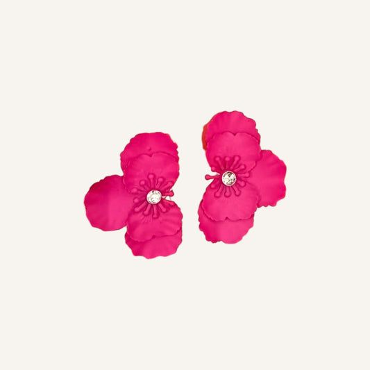 Pink earrings