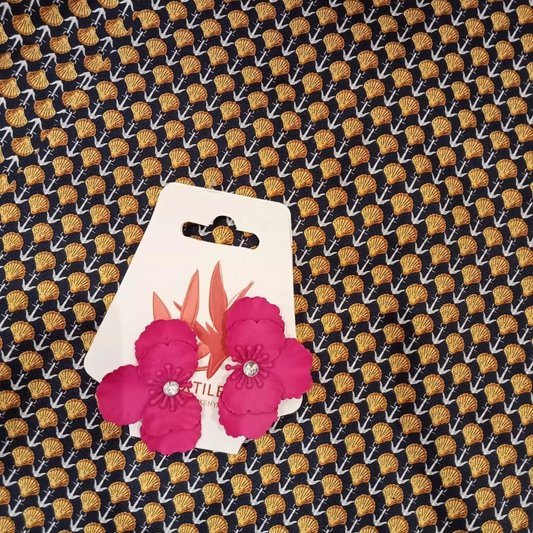 Pink earrings