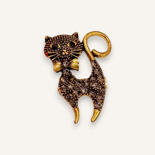 Gold flame Cat deco