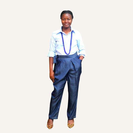 Light weight funky denim pants